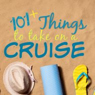 101+ Things To Take On A Cruise