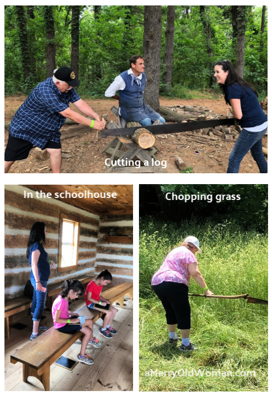 Hands on activities at the Frontier Culture Museum